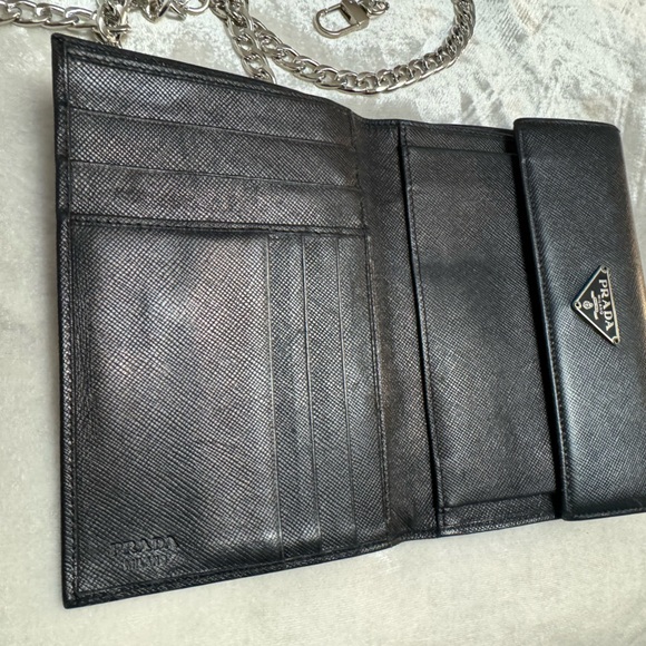 PRADA Saffiano Leather Wallet - Picture 2 of 6